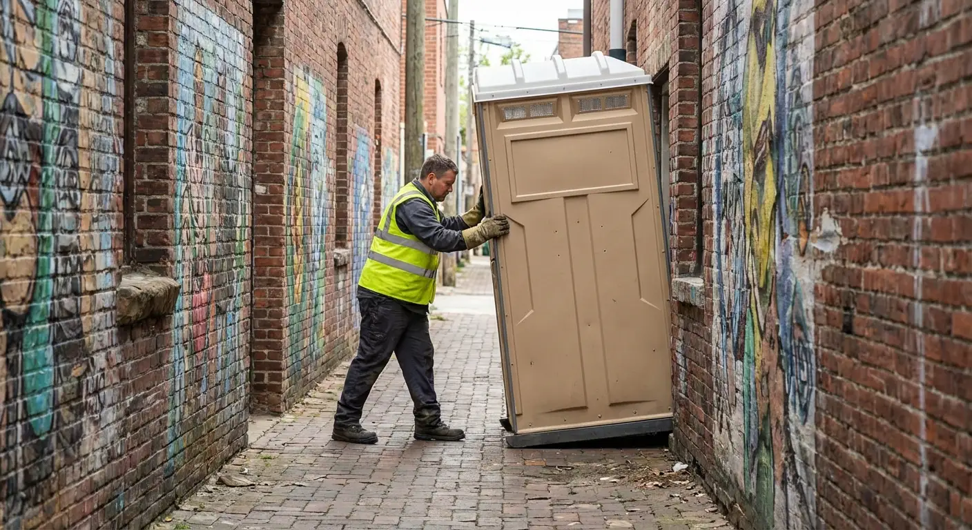 Portable toilet rental services in Alexandria