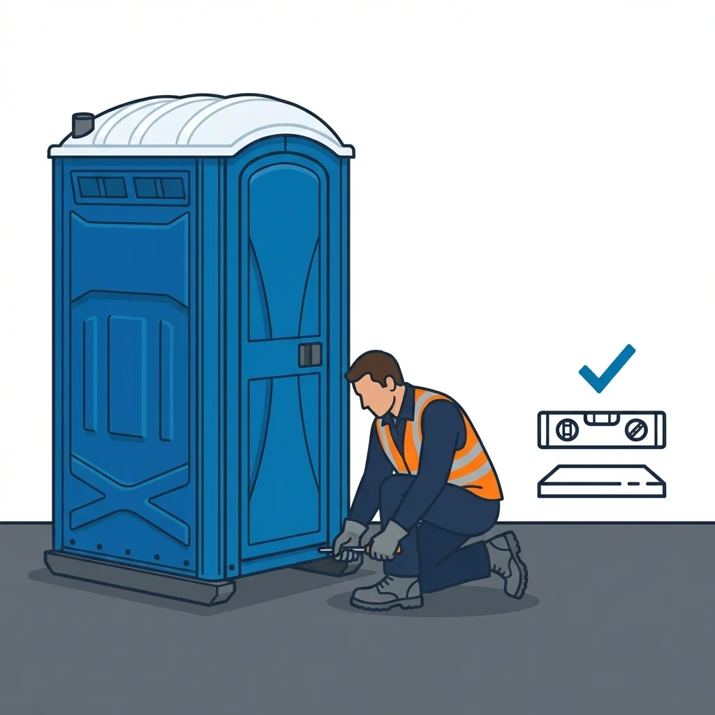 Infographic detailing flat floor entry safety indicators and symptoms in Alexandria, VA